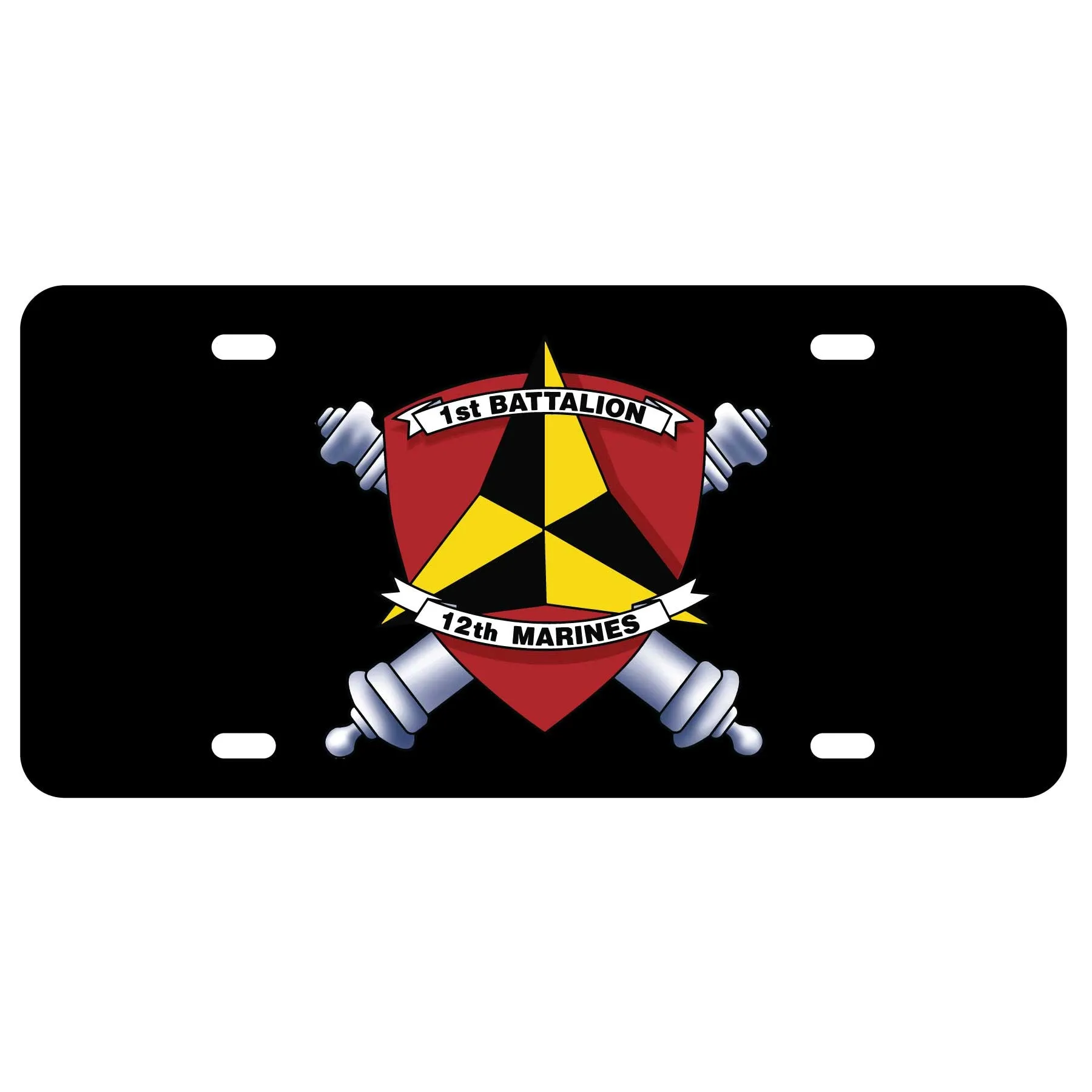 1st Battalion 12th Marines License Plate