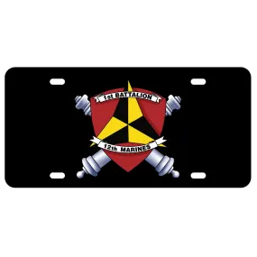 1st Battalion 12th Marines License Plate