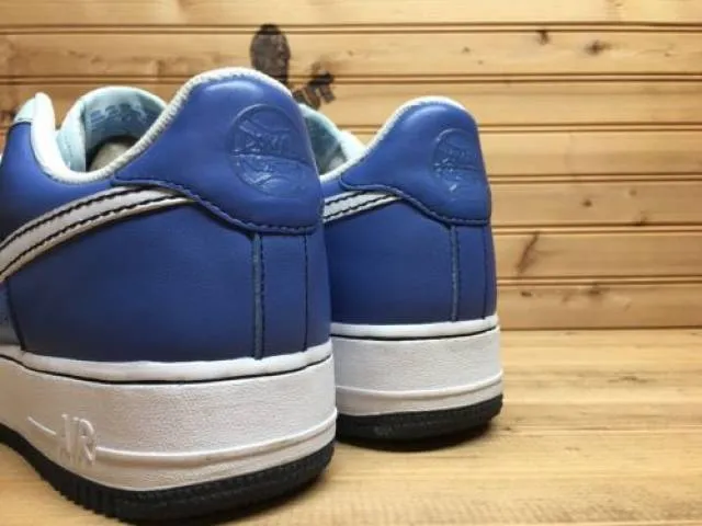 2007 Womens Nike Air Force One 1 Low sz 12 Shades Of Blu...