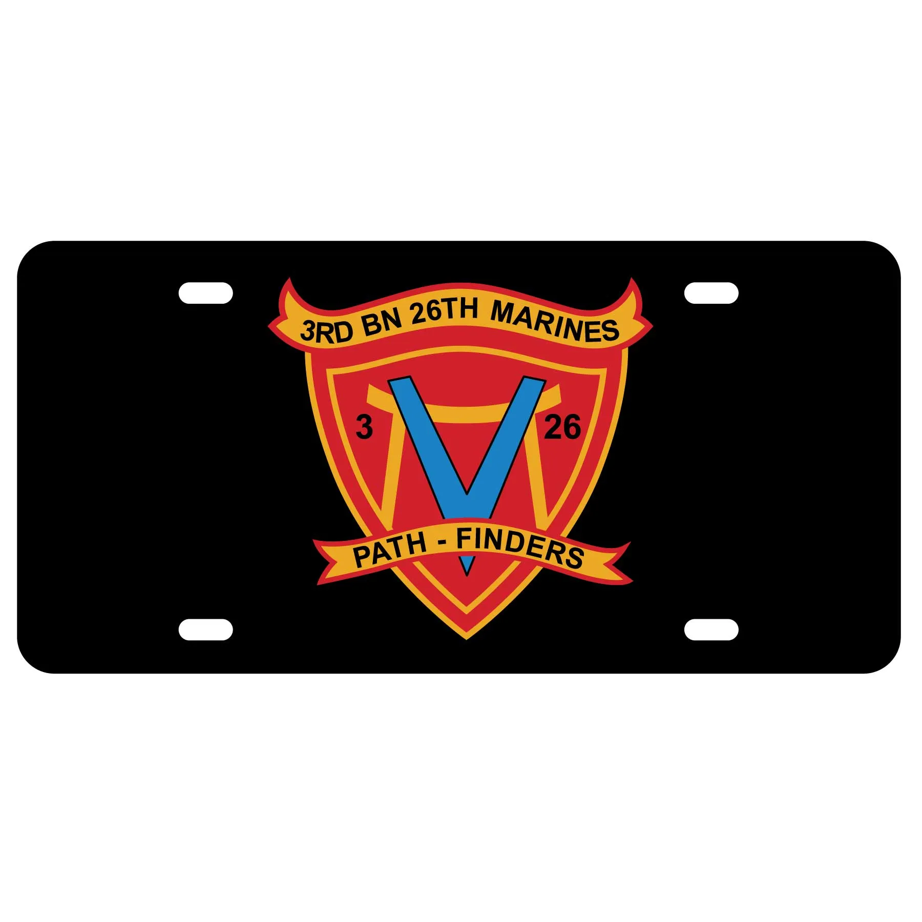 3rd Battalion 26th Marines License Plate