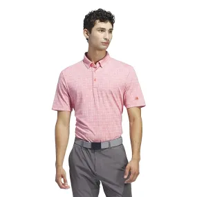 adidas Golf Go-To Printed Short Sleeve Polo Men's