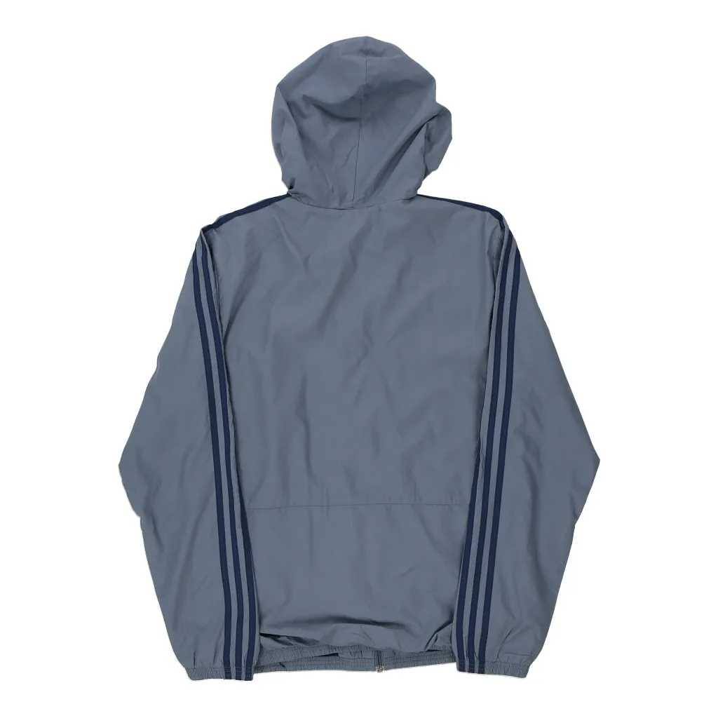 Adidas Jacket - Medium Blue Polyester