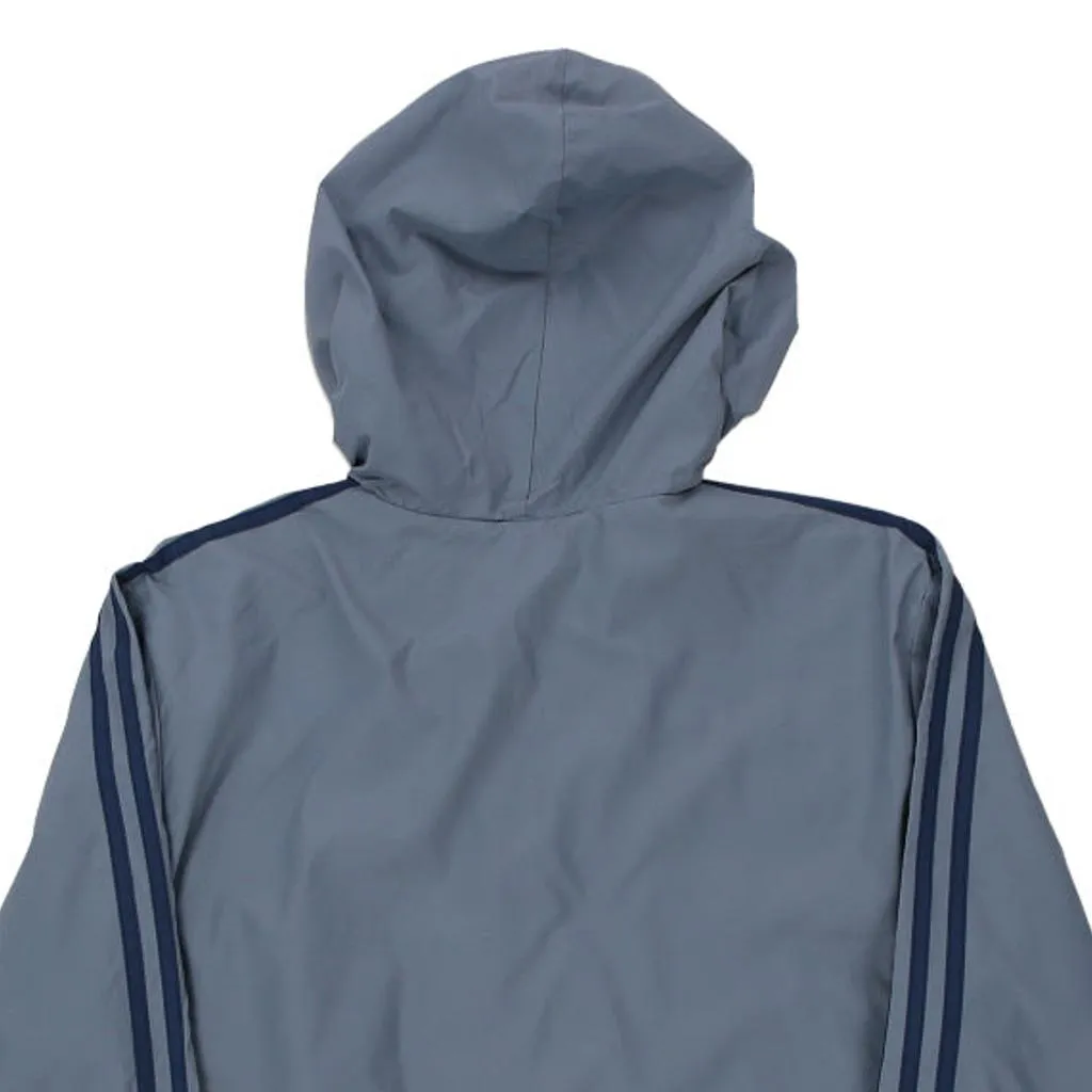 Adidas Jacket - Medium Blue Polyester