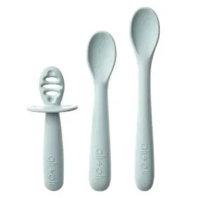 Ali + Oli - 3Pk Multi Stage Spoon Set For Baby, Blue