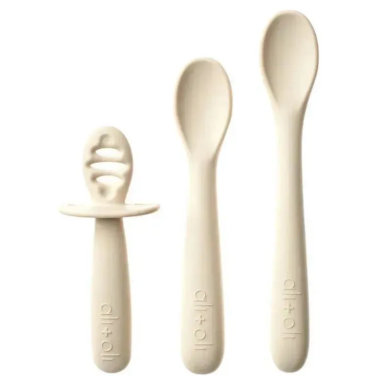 Ali + Oli - 3Pk Multi Stage Spoon Set For Baby, Coco