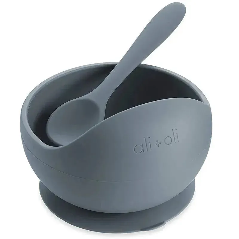 Ali + Oli Suction Bowl & Spoon (Iron)