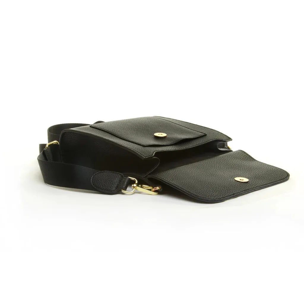 Alice Wheeler Bloomsbury Cross Body Bag Black