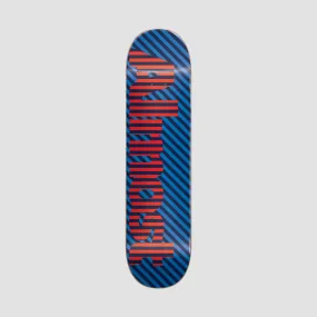 Almost Stripes Hybrid Mid Skateboard Deck Blue - 7.375"