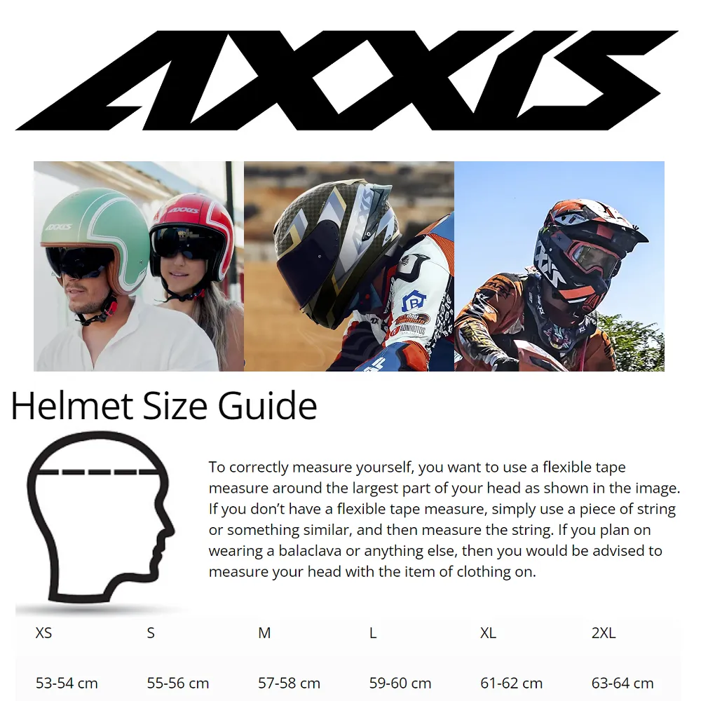 Axxis Square Plain Helmet - Black