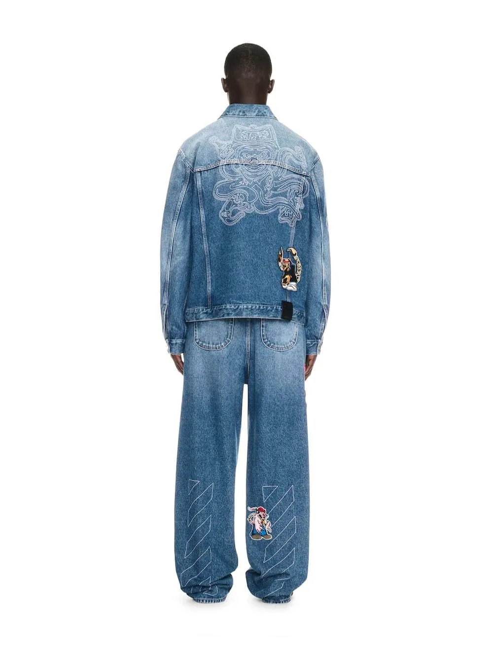 Baby Blue Character Denim Jacket