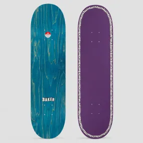 Baker 8.475 Andrew Reynolds Edge Embossed Skateboard Deck Purple