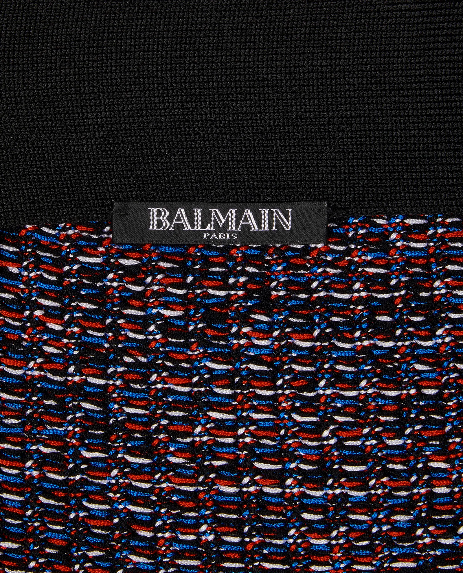 Balmain Knitted Fringed Skirt