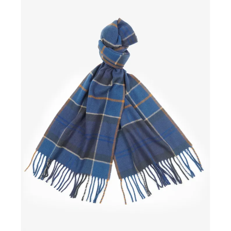 Barbour Galingale Tartan Scarf Blue USC0300TN54