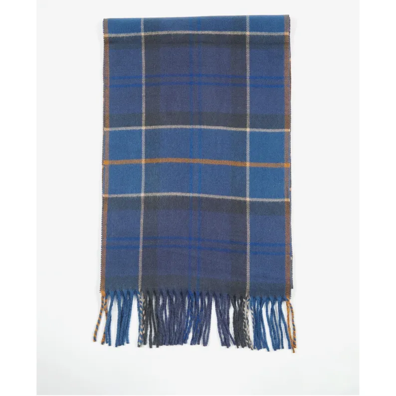 Barbour Galingale Tartan Scarf Blue USC0300TN54