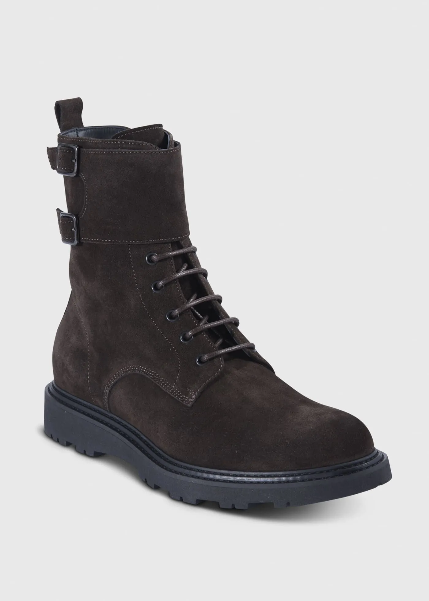 Barton Suede Lace-Up Boot