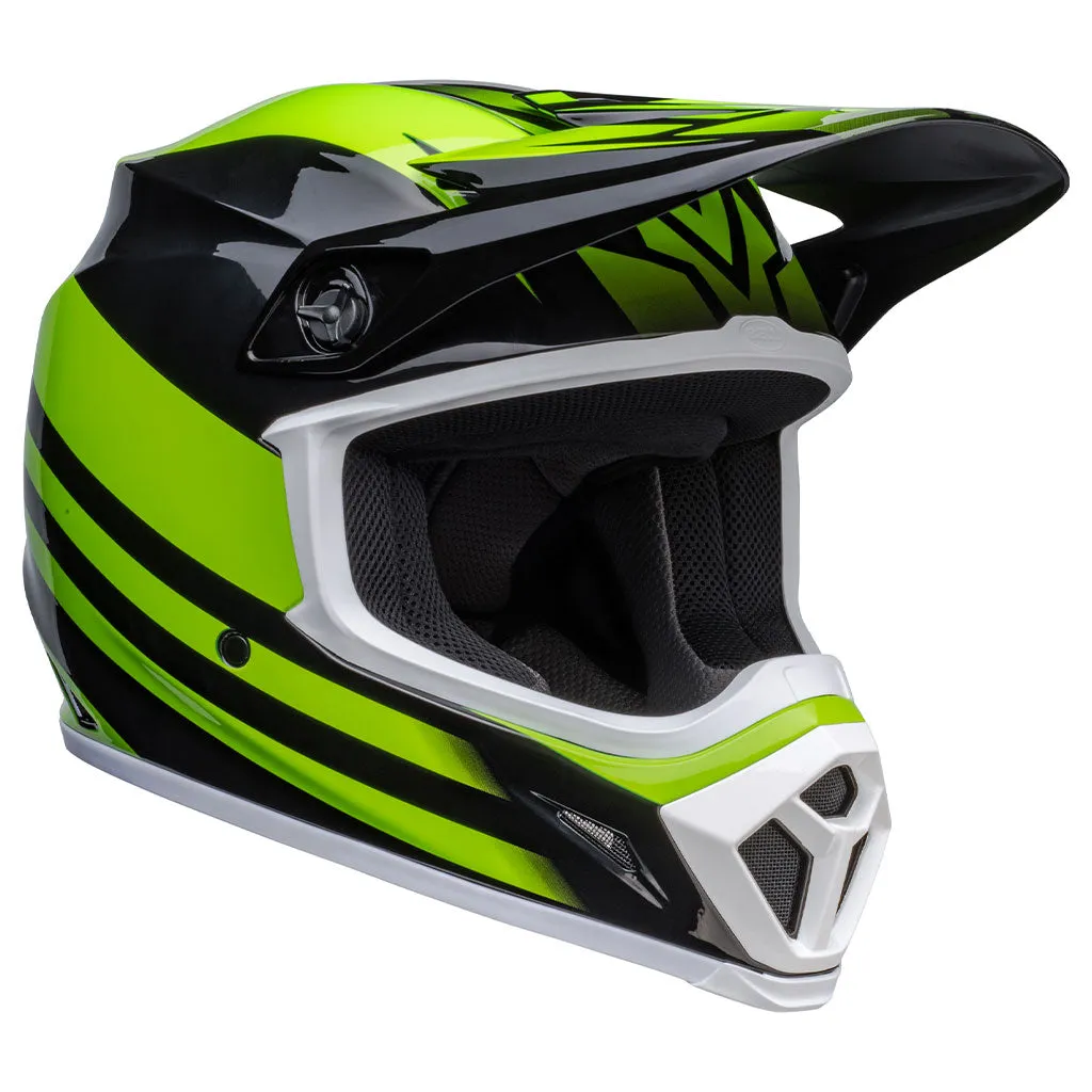 Bell - MX-9 MIPS Disrupt Black/Flo Green Helmet