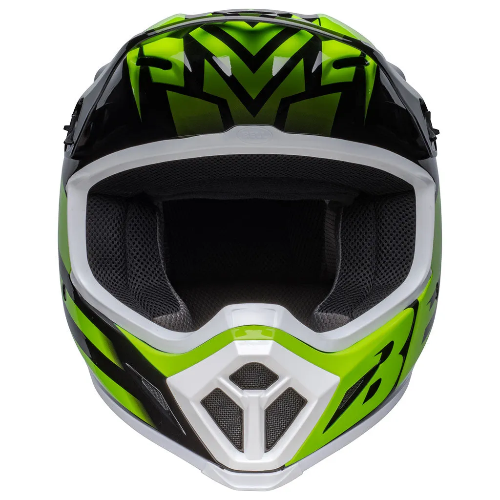 Bell - MX-9 MIPS Disrupt Black/Flo Green Helmet