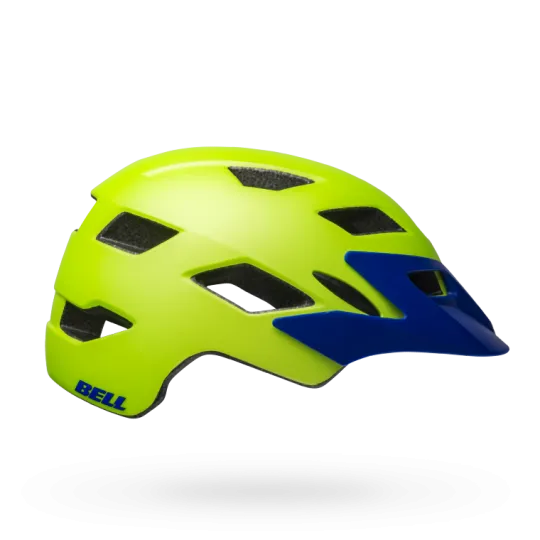 Bell Sidetrack Youth Helmet - Matt Bright Green-Blue - 2020