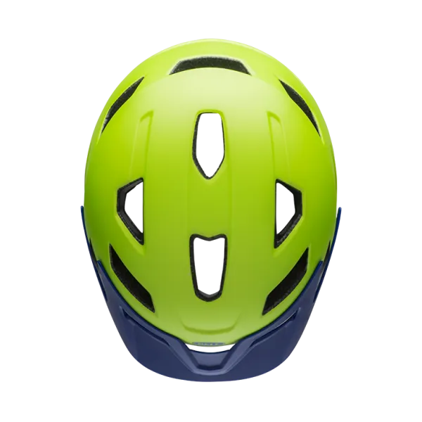 Bell Sidetrack Youth Helmet - Matt Bright Green-Blue - 2020