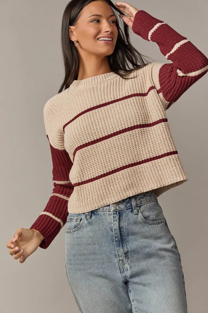 Bertha Stripe Color Block Pullover