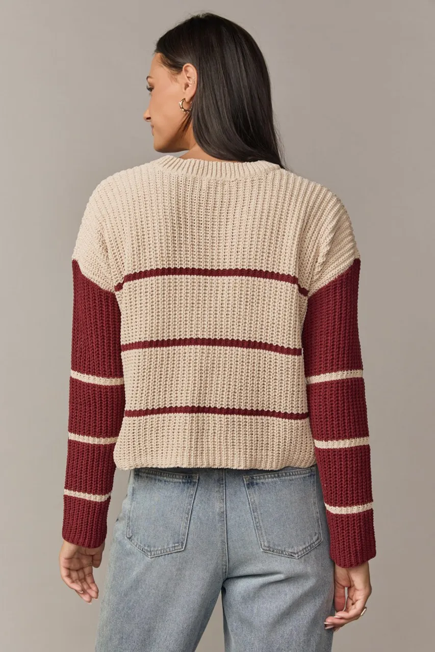 Bertha Stripe Color Block Pullover