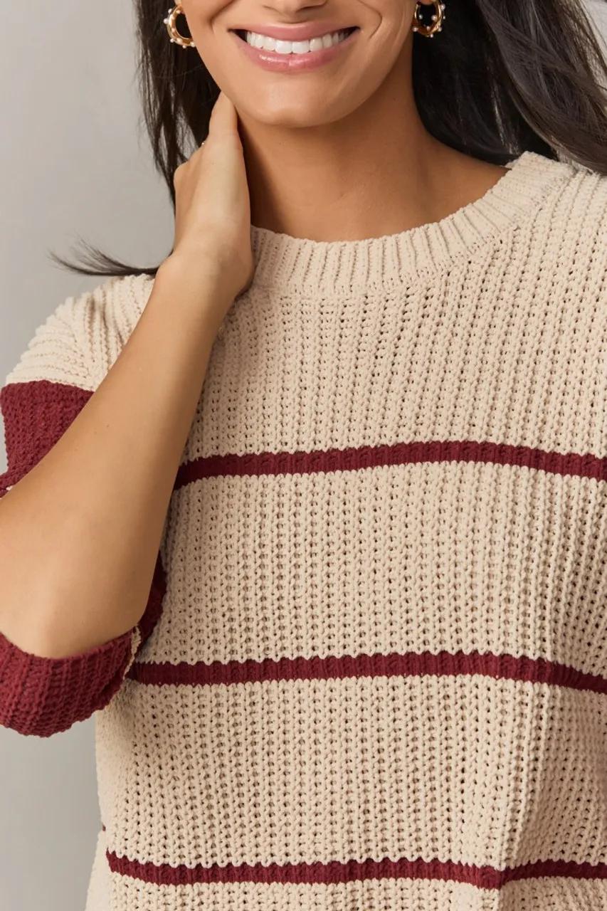 Bertha Stripe Color Block Pullover