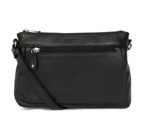 Black calfskin cross body bag 464778