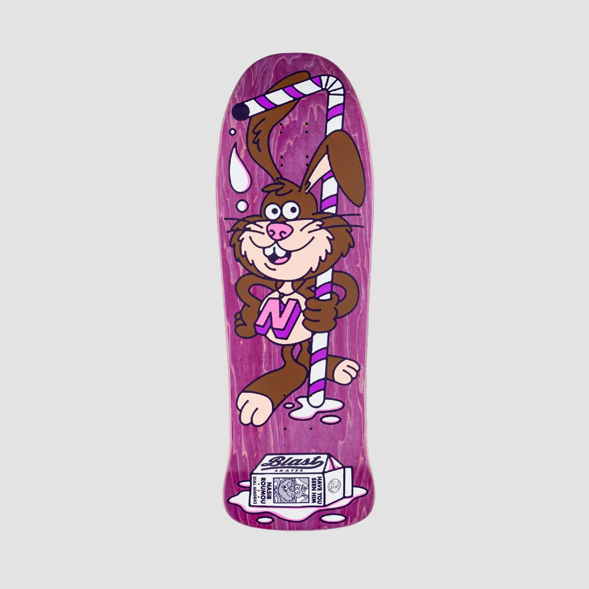 Blast Skates Nasir Roumou Signature Skateboard Deck - 10"