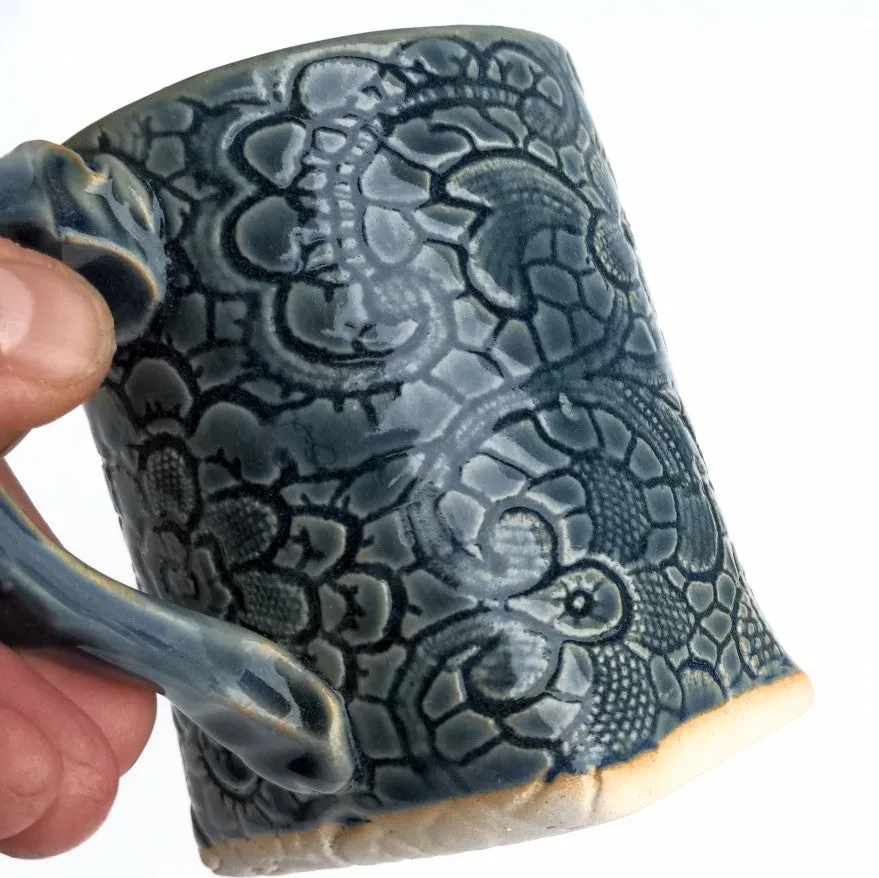 Blue Lace Mug