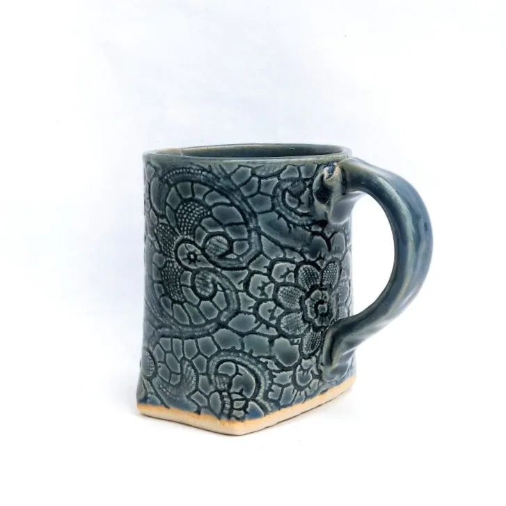 Blue Lace Mug