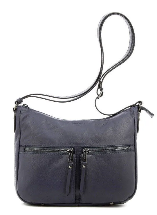 Blue leather bag 415368