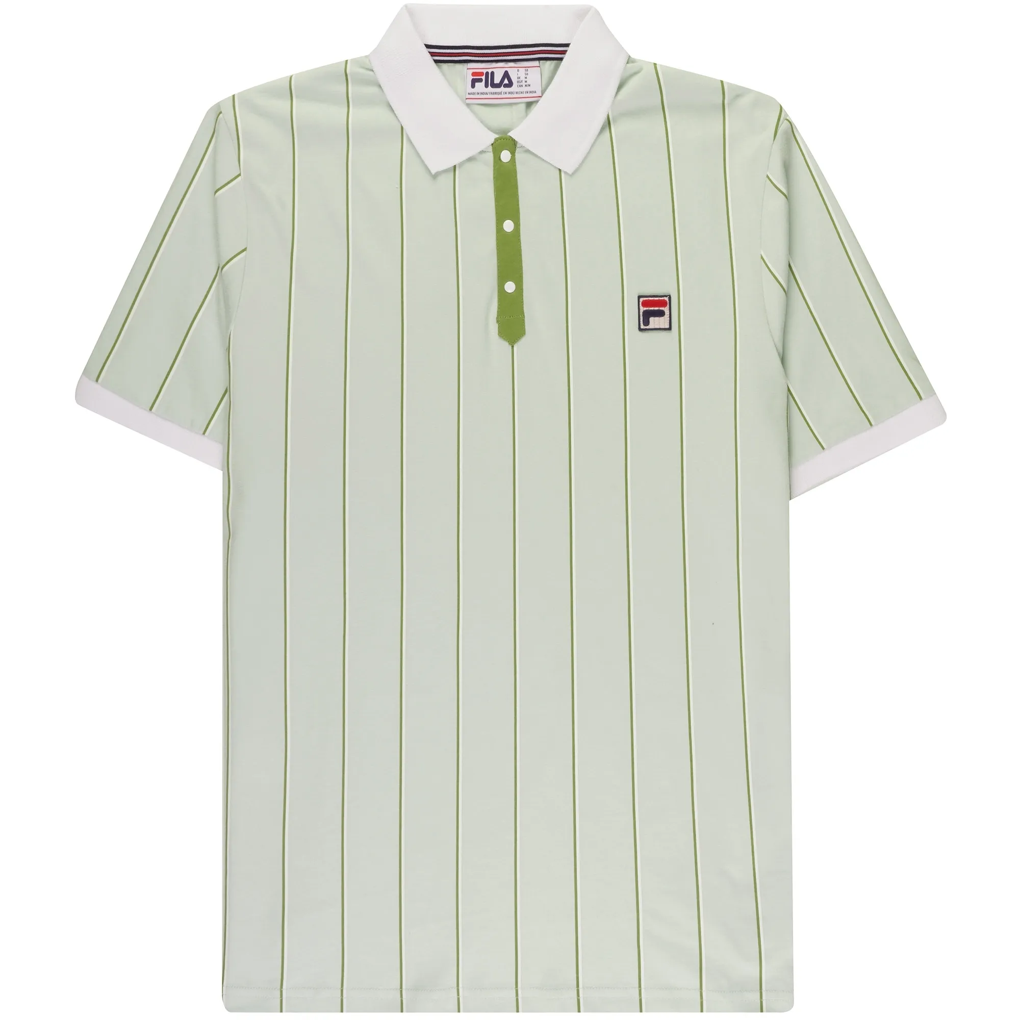 Brett Double Stripe Polo Shirt - Surf