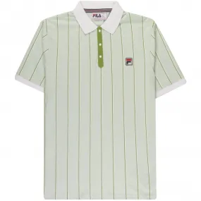 Brett Double Stripe Polo Shirt - Surf