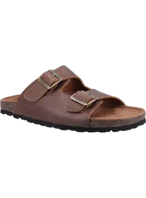 Buy HUSH PUPPIES Nash Slider Brown 8 | Sandals and flip flops | Tu