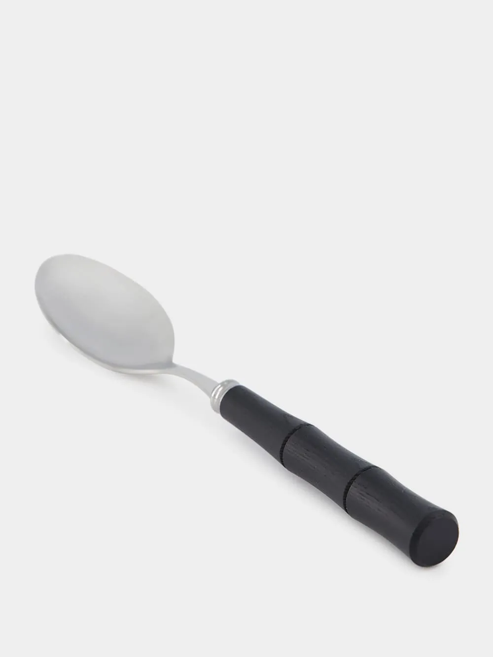 Byblos Bamboo Black Dessert Spoon