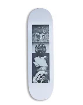 CAFE SKATEBOARDS LAYTH SAMI SWAN DECK WHITE SIZE VARIANT