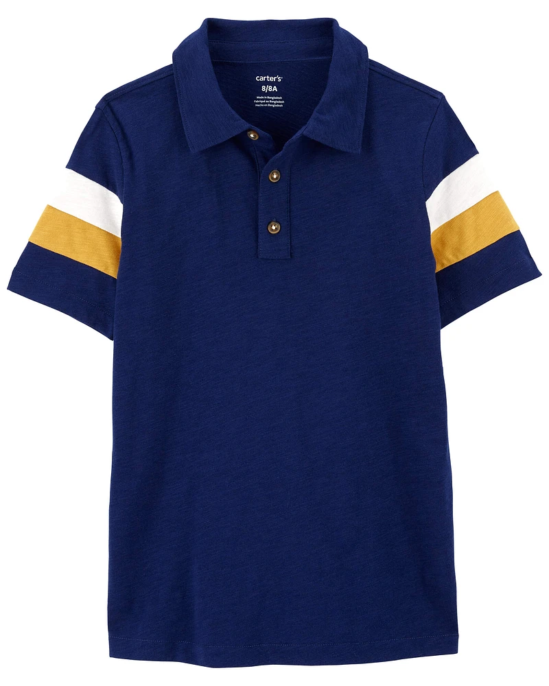 Carters Oshkosh Kid Striped Polo Shirt