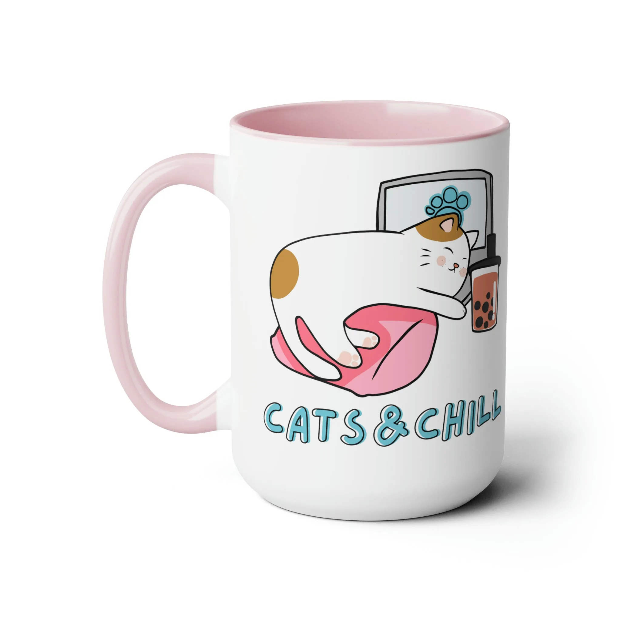 Cats and chill Coffee Mug, 15oz