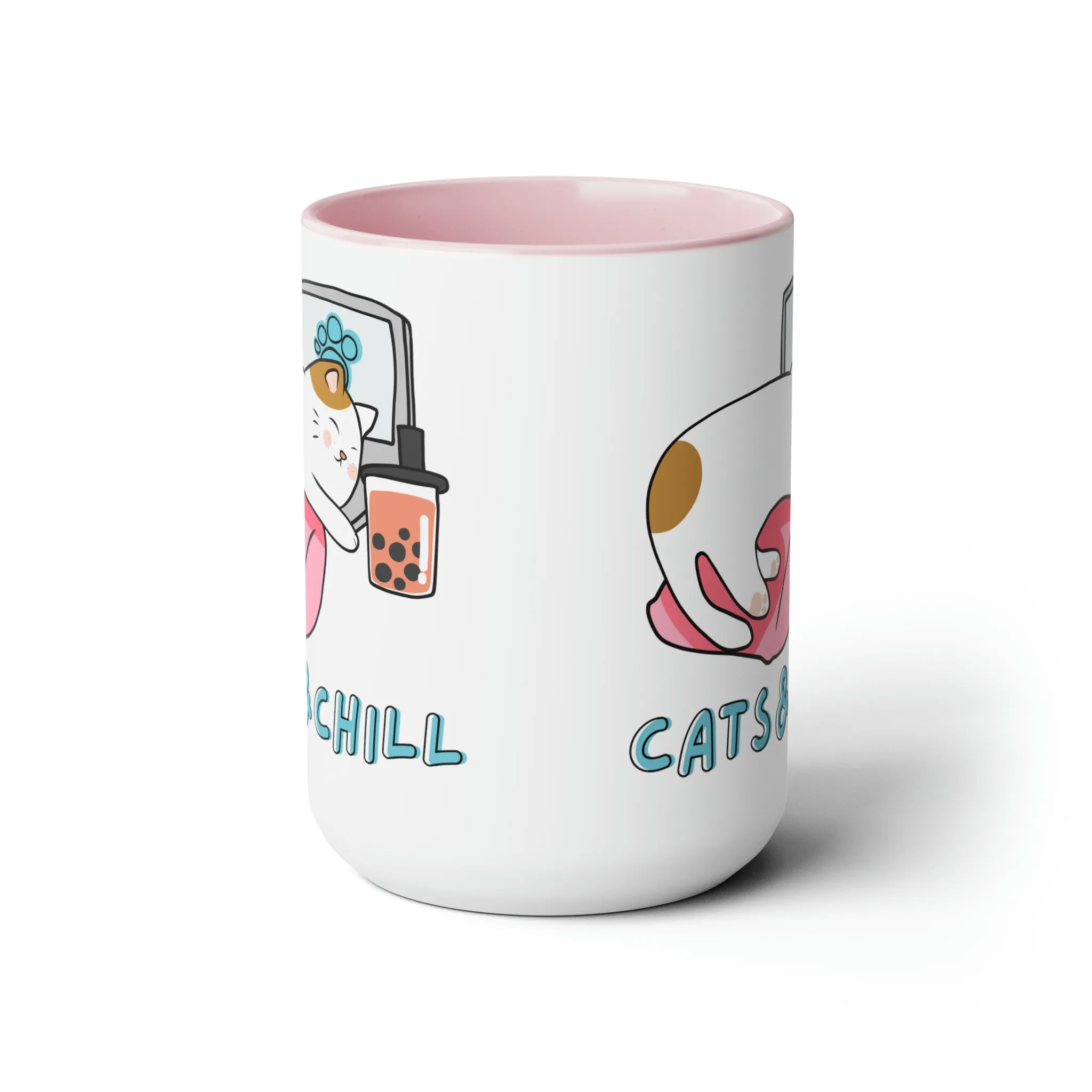 Cats and chill Coffee Mug, 15oz