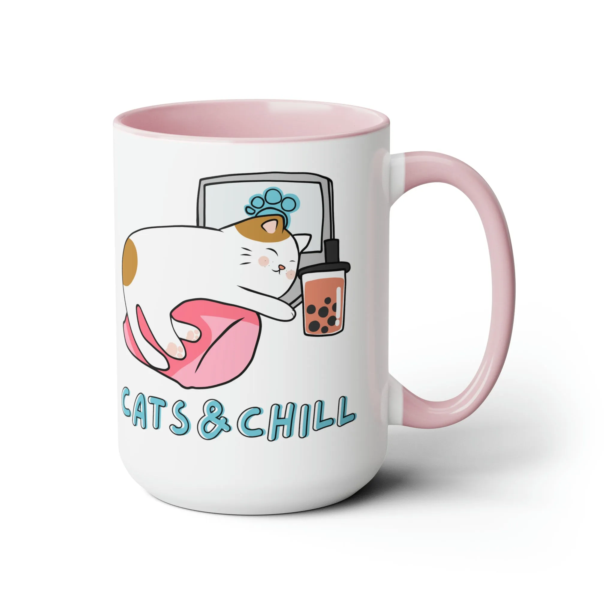 Cats and chill Coffee Mug, 15oz