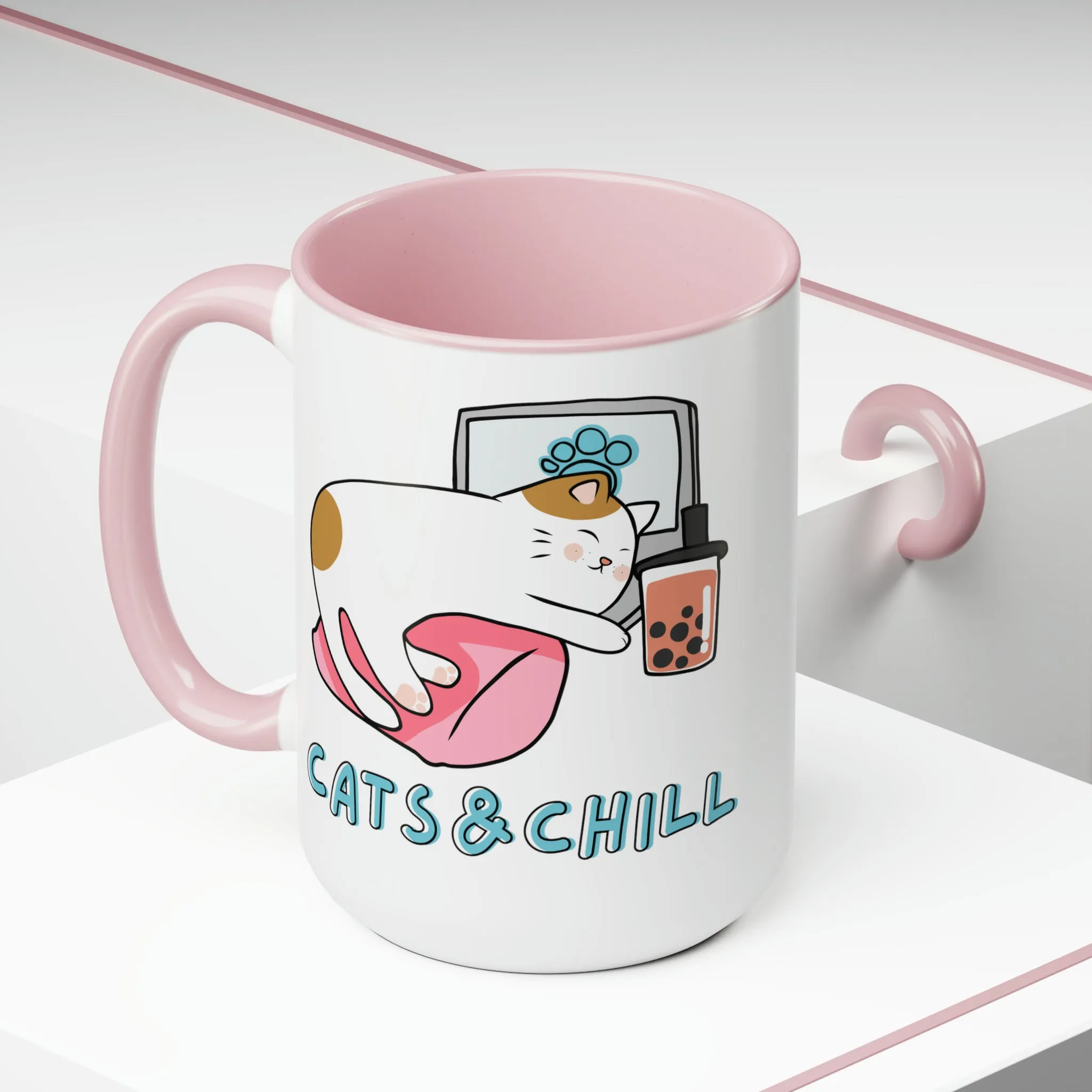 Cats and chill Coffee Mug, 15oz