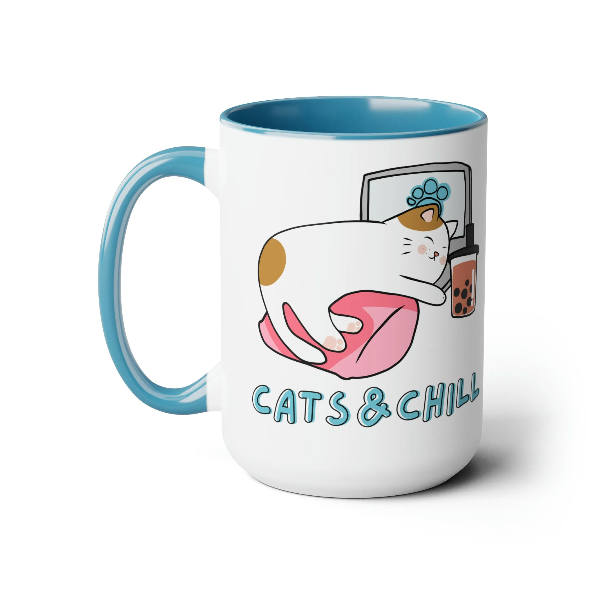 Cats and chill Coffee Mug, 15oz