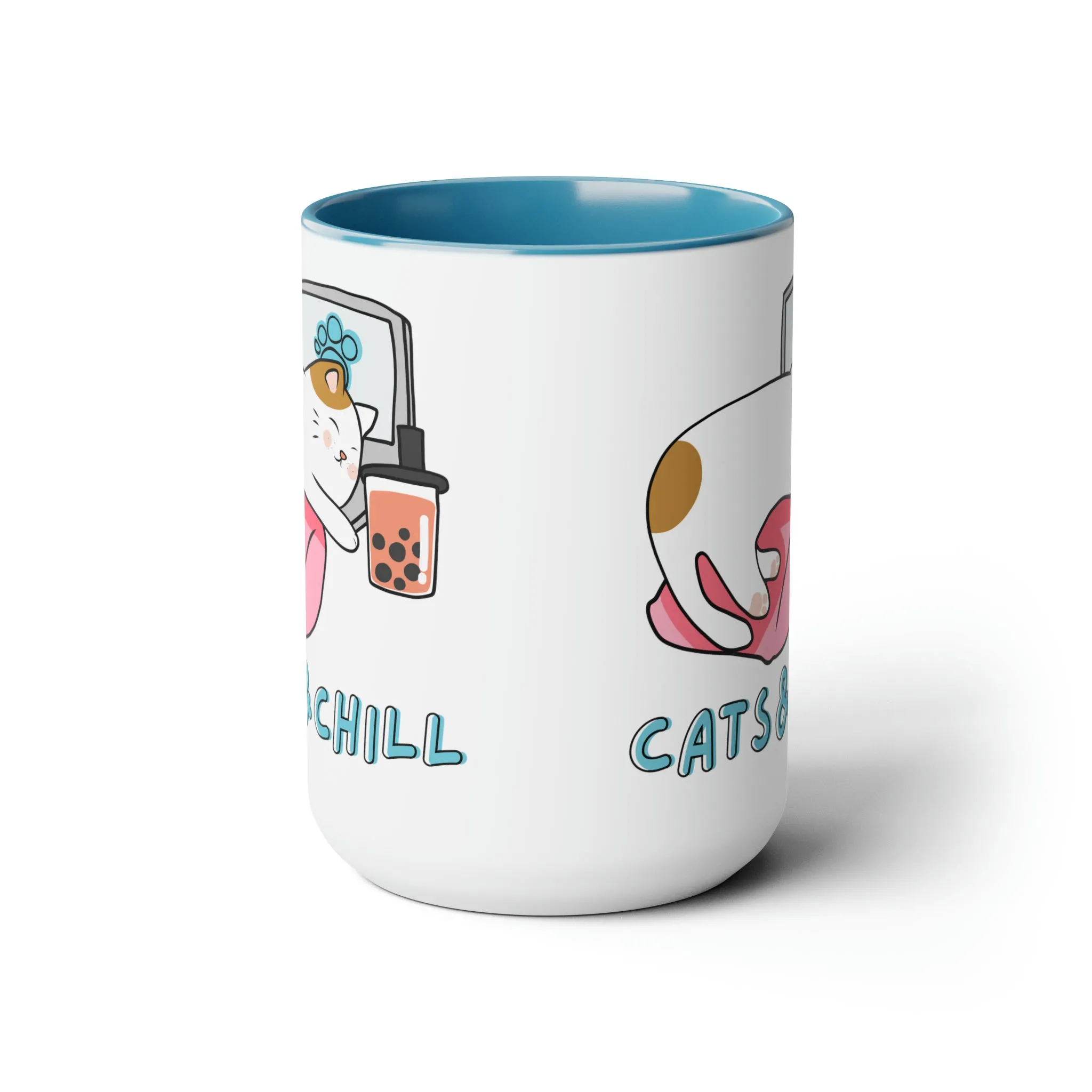 Cats and chill Coffee Mug, 15oz