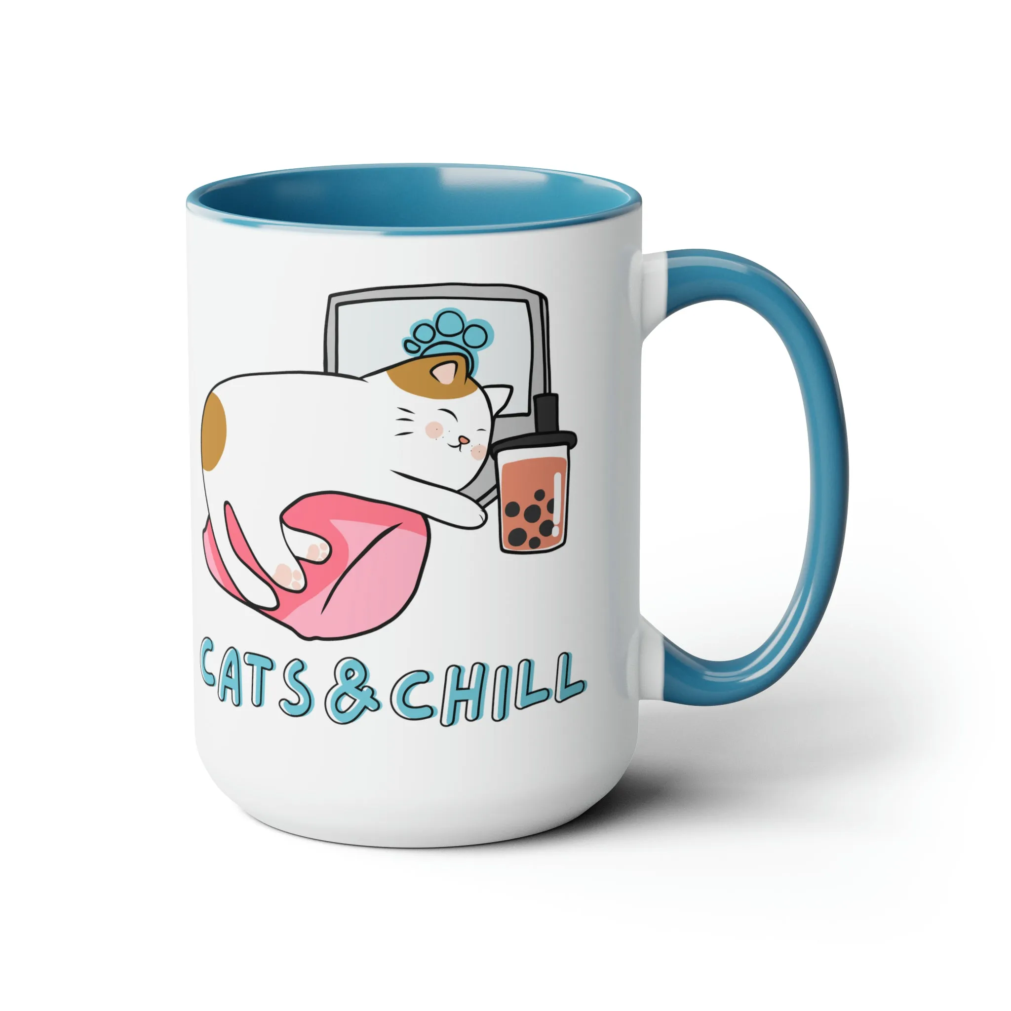 Cats and chill Coffee Mug, 15oz