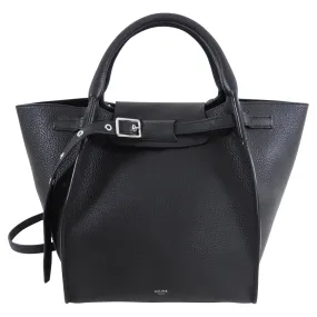 Celine Black Leather Small Big Bag Tote Bag