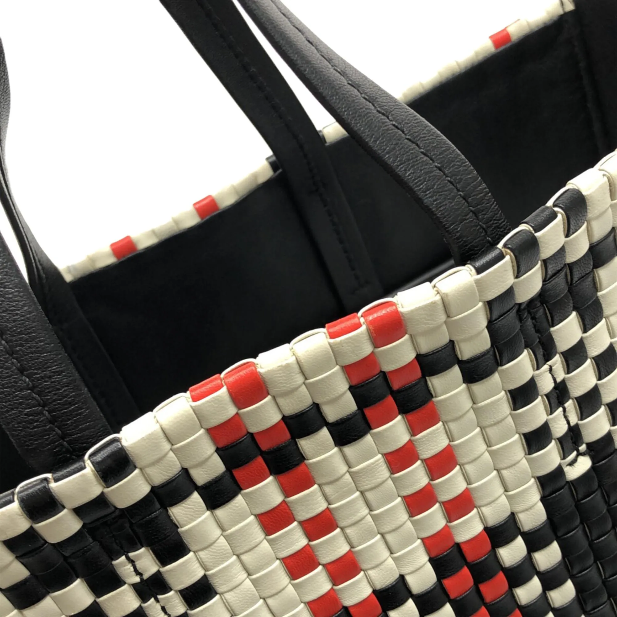 Celine Checkered Vertical Cabas Tote (SHG-4geqjh)