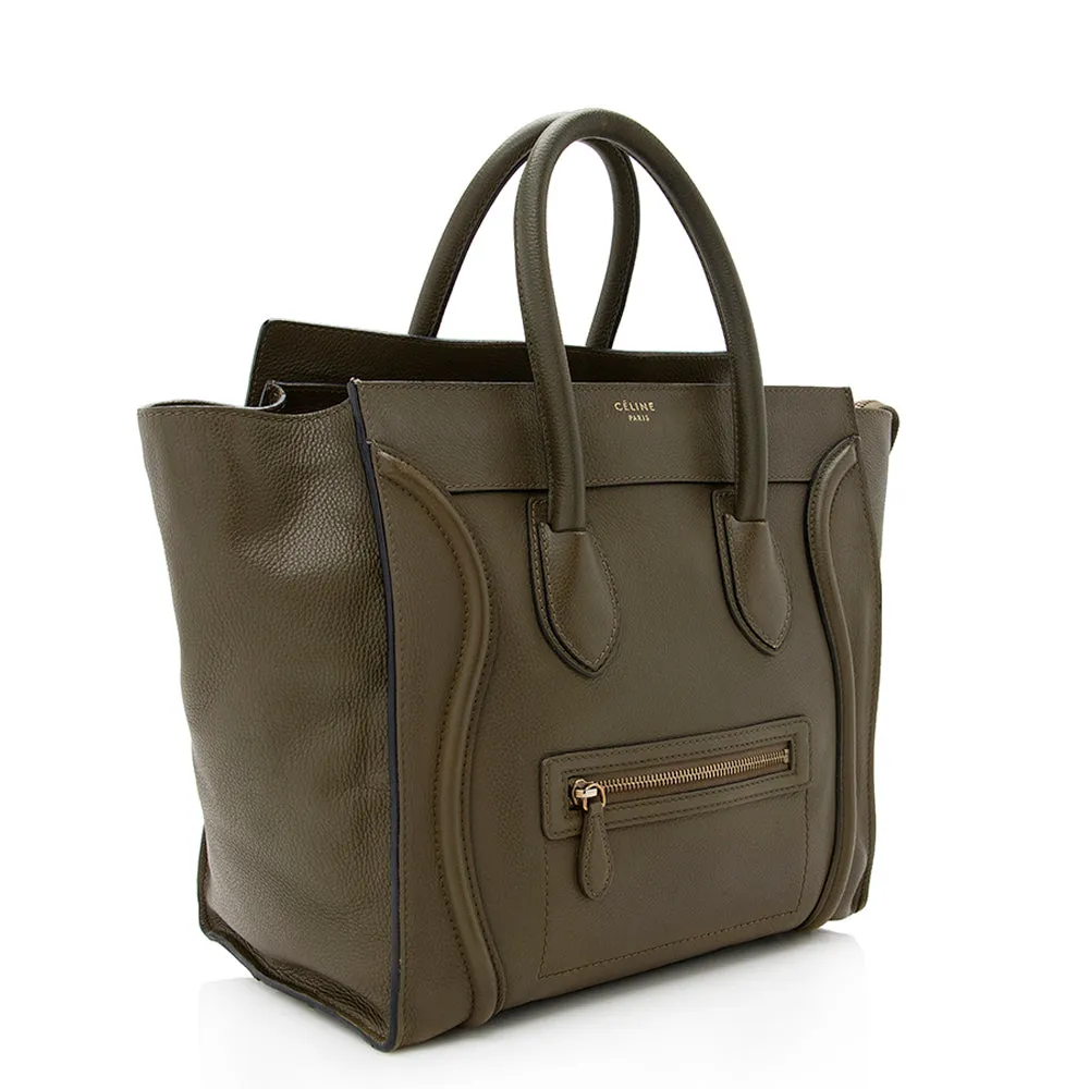 Celine Drummed Calfskin Mini Luggage Tote - FINAL SALE (SHF-19316)