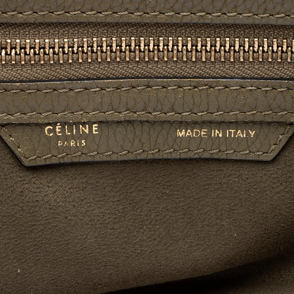 Celine Drummed Calfskin Mini Luggage Tote - FINAL SALE (SHF-19316)