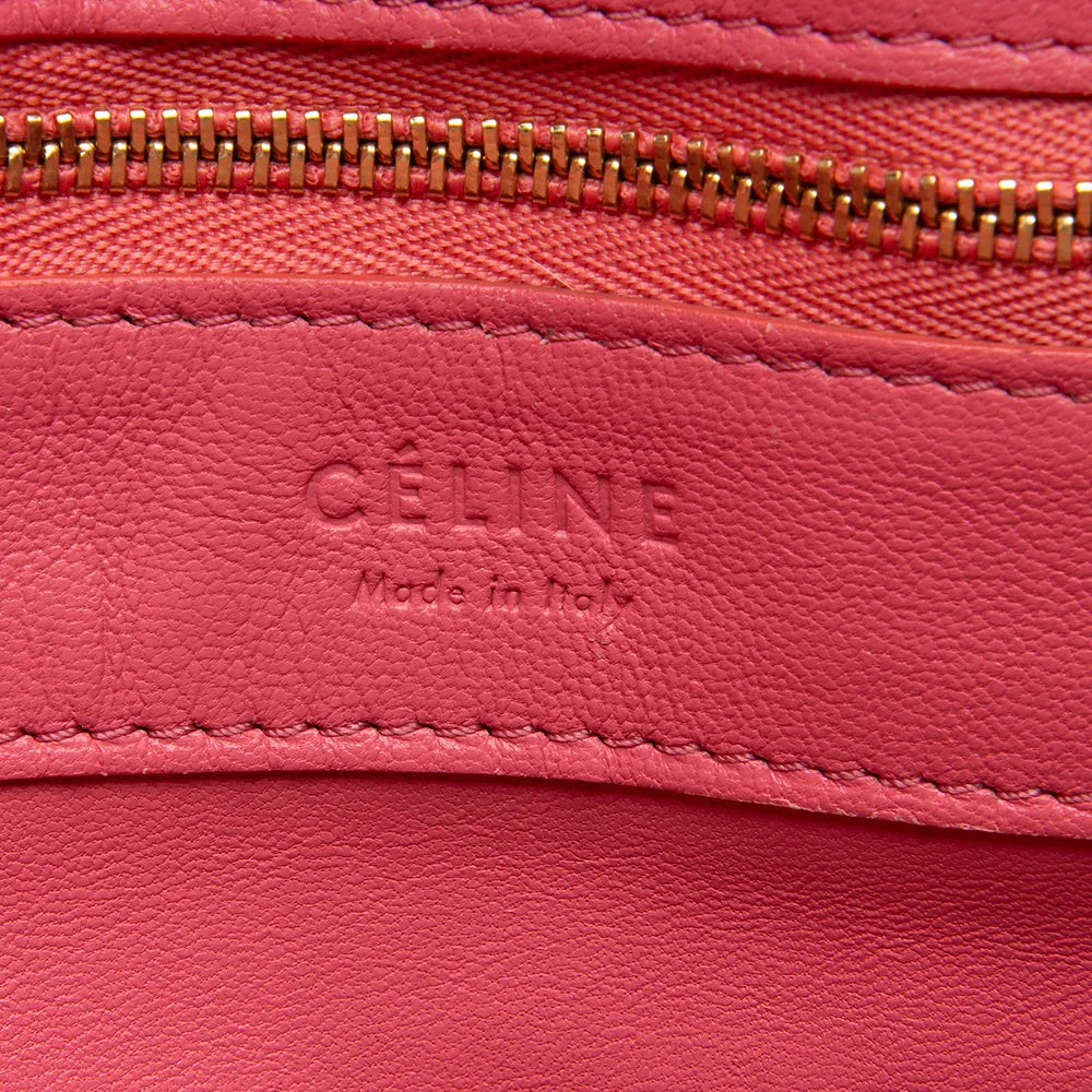 Celine Leather Bicolor Cabas Horizontal Tote - FINAL SALE (SHF-12750)