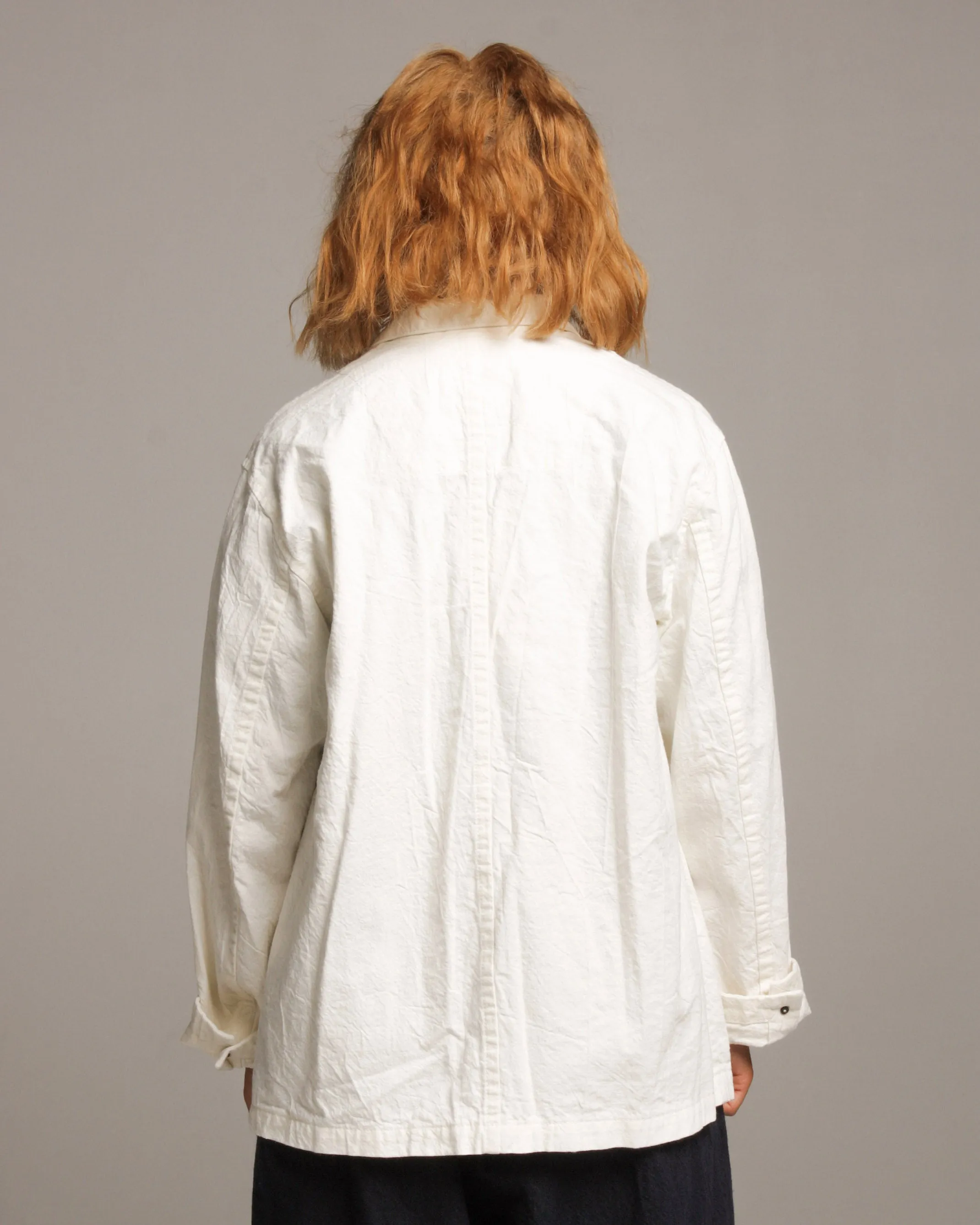 Classic Ivory Linen Jacket